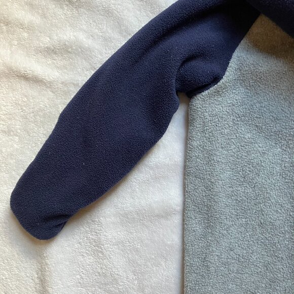 Old Navy Bear Grey Blue Fleece Bunting 18-24M Toddler Winter Wear - Picture 13 of 16